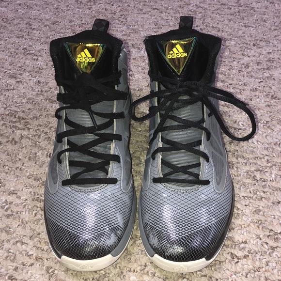 Men’s grey basketball sneakers size 8.5 - Picture 2 of 6